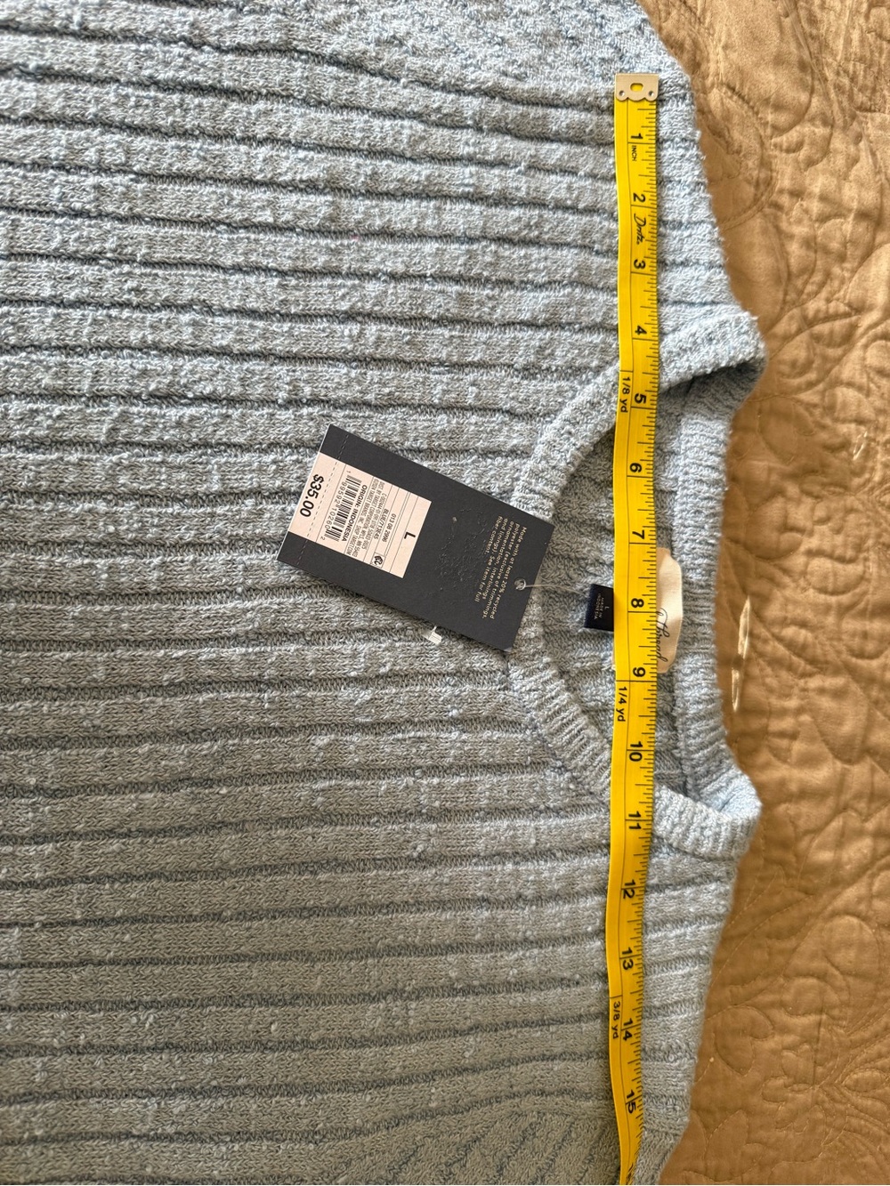 Universal Thread Light Blue Ribbed Knit Mini Dress - Picture 3 of 4